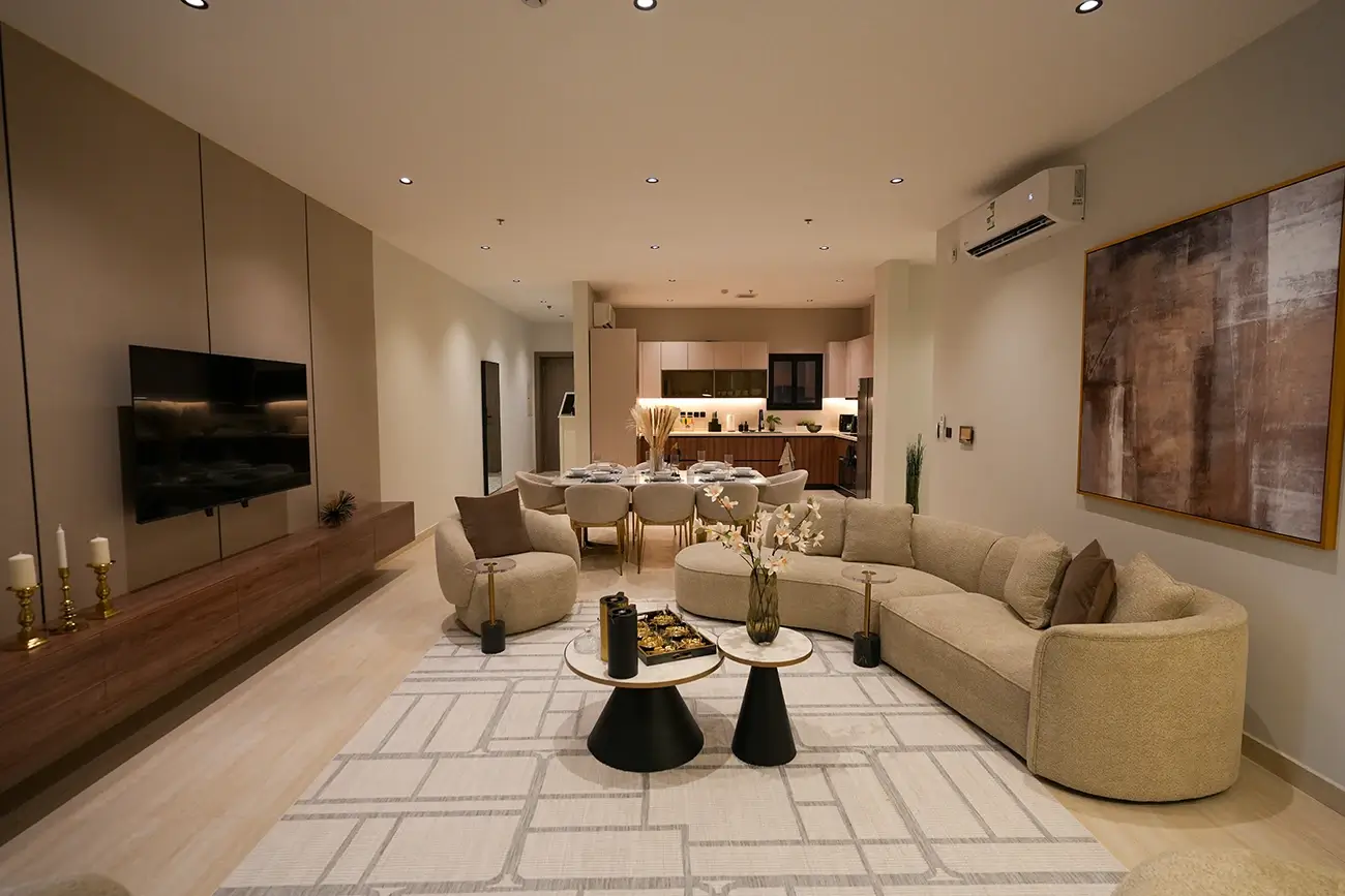 مودرن مينيمالزم | شقة بحي النرجس - 5